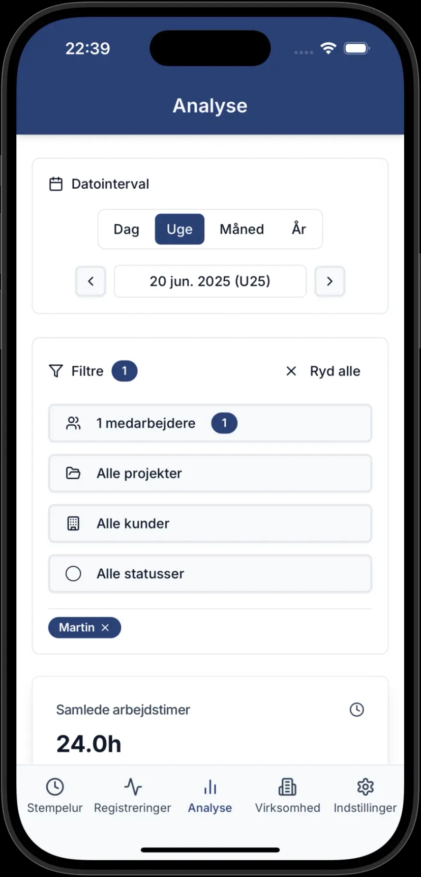 Få fuldt overblik over arbejdstimer